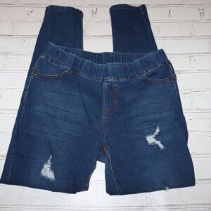 👖 Sheila Rose Jean Jeggings – Size Large Pull-On Style | Soft Stretch Denim |